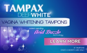 ad for vagina whitening tampons