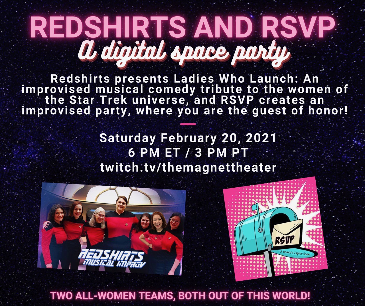 Red Shirts and RSVP: A Digital Space Party